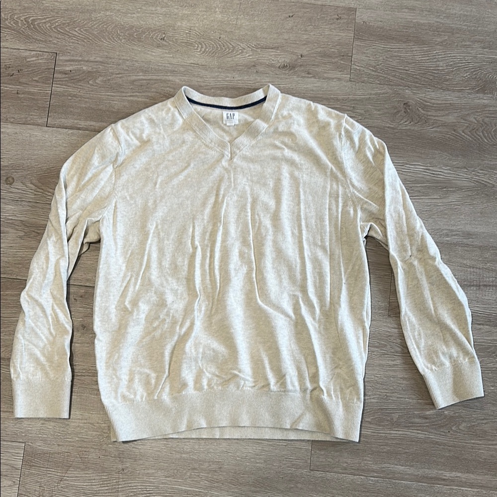 Men's Beige Sweater